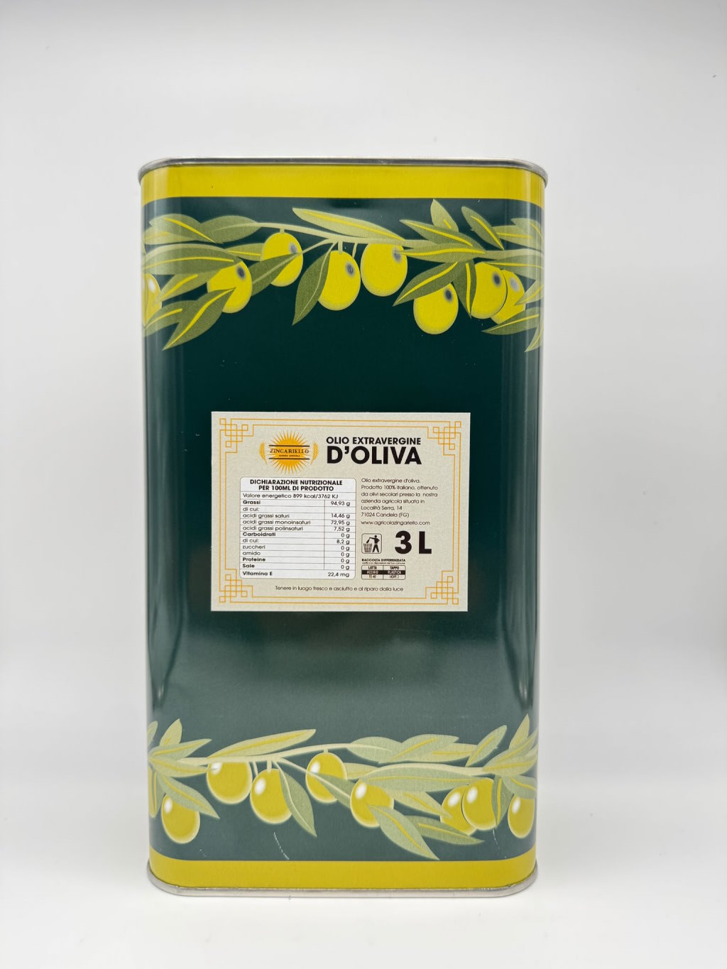 Olio Extra Vergine di Oliva 3 Litri - immagine 2